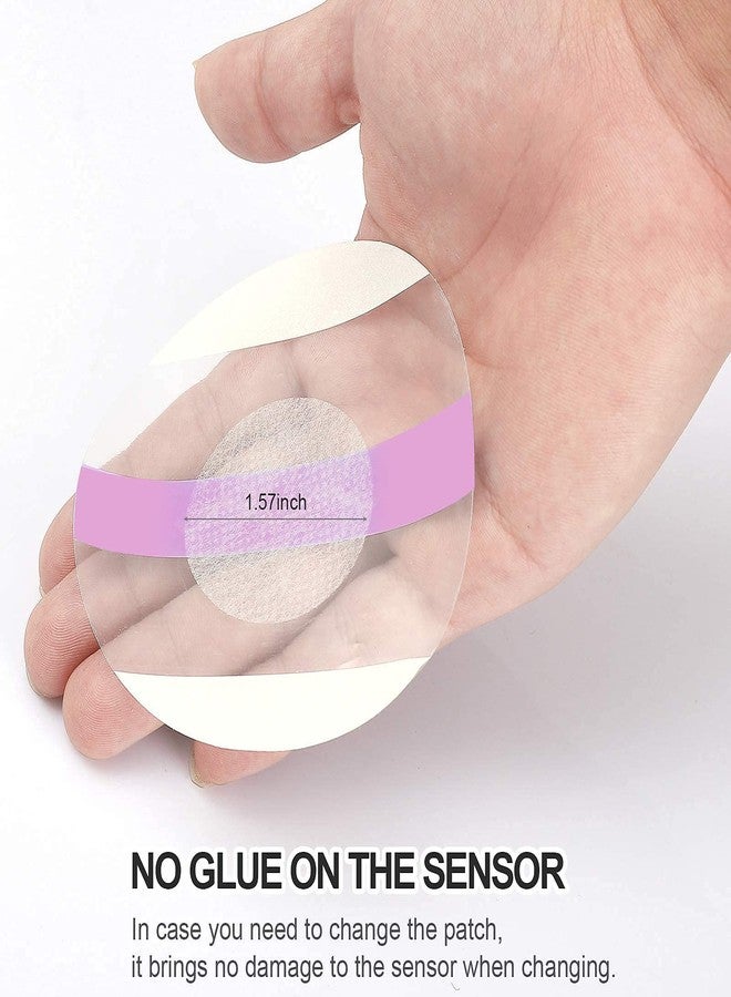HONYOU 60Pack Libre Sensor Covers Latex-Free Medical Adhesive Patches for Libre 2/3 Precut CGM Tape with No Glue On The Center Waterproof and Strong Stick for Long Stay - Image 4